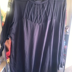 Plus size black dress